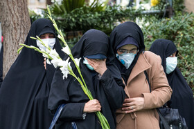 مراسم تشییع شهدای گمنام در وزارت کشور