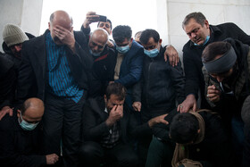 مراسم تشییع شهدای گمنام در وزارت کشور