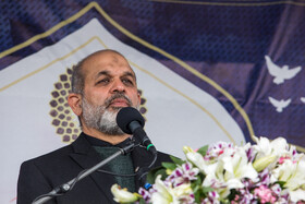 مراسم تشییع شهدای گمنام در وزارت کشور