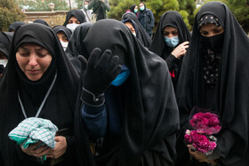 مراسم تشییع شهدای گمنام در وزارت کشور