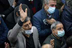 مراسم تشییع شهدای گمنام در وزارت کشور