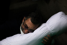 مراسم تشییع شهدای گمنام در وزارت کشور