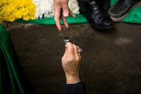 مراسم تشییع شهدای گمنام در وزارت کشور