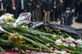 مراسم تشییع شهدای گمنام در وزارت کشور