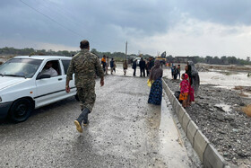 تخلیه چند روستا در میناب بدلیل بارندگی شدید