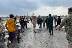 تخلیه چند روستا در میناب بدلیل بارندگی شدید