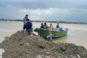 تخلیه چند روستا در میناب به دلیل بارندگی شدید