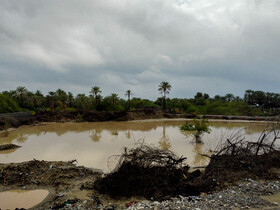 مناطق سیل زده میناب