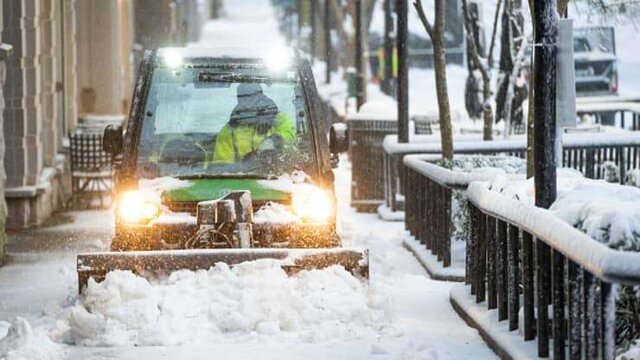 عکس: گتی ایمجز لغو پروازها و قطعی گسترده برق در پی بوران و یخبندان در آمریکا و کانادا