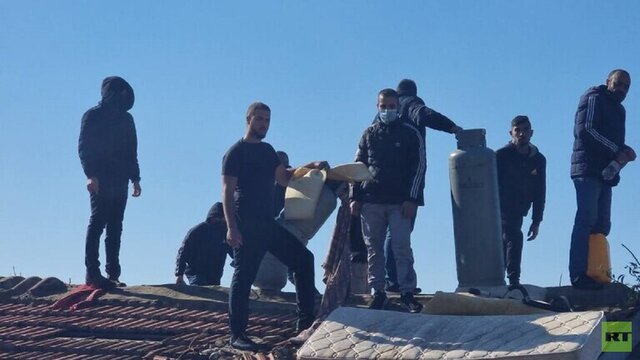 یک فلسطینی ساکن قدس تهدید کرد منزلش را مقابل اشغالگران منفجر میکند