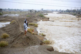 سیلاب در شهرستان رودبارجنوب و زهکلوت - کرمان
