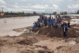 سیلاب در رودبارجنوب - کرمان