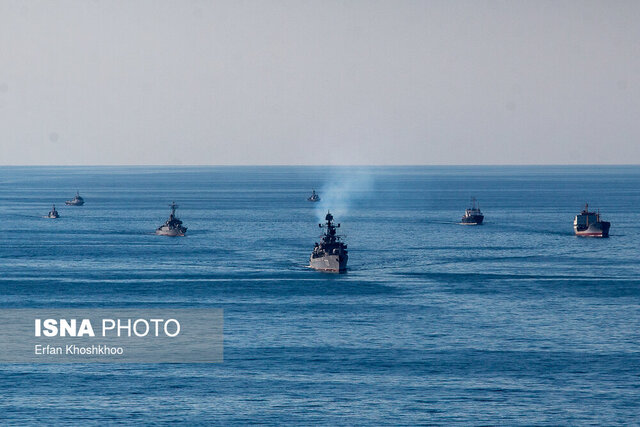 رژه پایانی رزمایش مشترک کمربند امنیت دریایی ایران، روسیه و چین