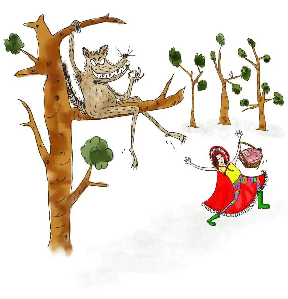 قصه کودکانه شنل قرمزی