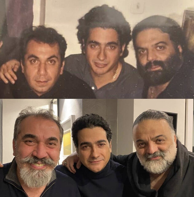 عکسی که همایون شجریان از علیرضا عصار و سیامک انصاری منتشر کرد