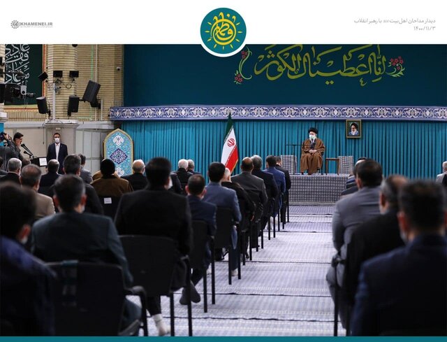 دیدار جمعی از مداحان اهل بیت (ع) با رهبر انقلاب