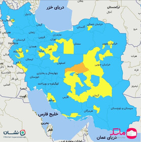 وضعیت کرونا در بوشهر و دشتستان زرد شد