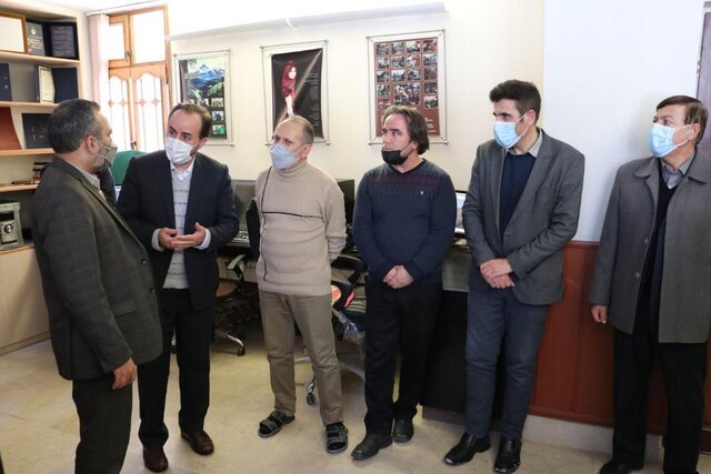 بازدیدی از اقدامات صداوسیما برای برف اردبیل