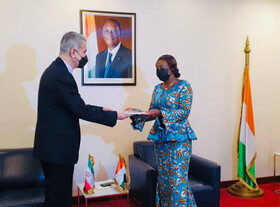دیدار سفیر ایران با وزیر امور خارجه ساحل عاج 