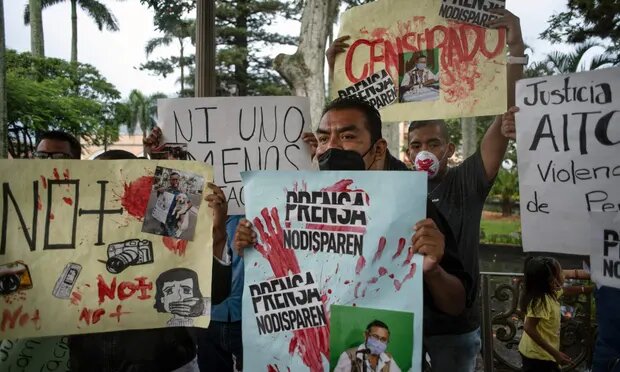 تظاهرات در مکزیک علیه قتل روزنامه‌نگاران