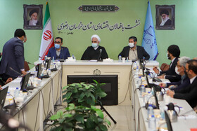 نشست با فعالان اقتصادی استان خراسان رضوی با حضور رئیس قوه قضاییه 