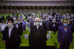 مراسم دیدار با اقشار مختلف مردم استان خراسان رضوی با حضور رییس قوه قضاییه