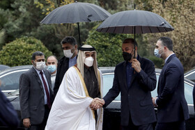 دیدار وزیر امور خارجه قطر با امیر عبداللهیان