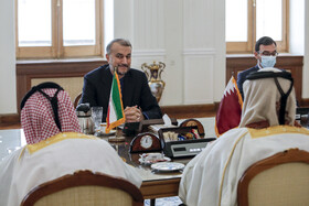 دیدار وزیر امور خارجه قطر با امیر عبداللهیان