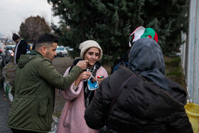 استادیوم آزادی پیش از آغاز دیدار تیم‌های ملی فوتبال ایران و عراق