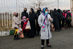 استادیوم آزادی پیش از آغاز دیدار تیم‌های ملی فوتبال ایران و عراق