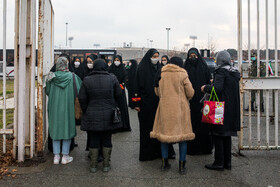 استادیوم آزادی پیش از آغاز دیدار تیم‌های ملی فوتبال ایران و عراق