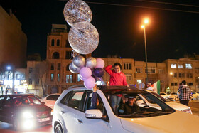 شادی مردم اصفهان پس از صعود تیم ملی به جام جهانی قطر