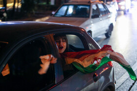 شادی مردم اصفهان پس از صعود تیم ملی به جام جهانی قطر