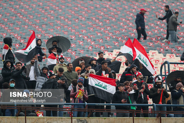 هوای خوب آزادی در روز برفی تهران/ شور و شوق عراقیها از بازی با ایران + فیلم