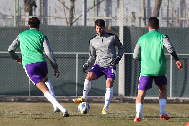 تیم ملی بدون بازیکنان اصلی تمرین کرد