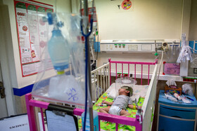 کودکان، کرونا، تخت های پرشده