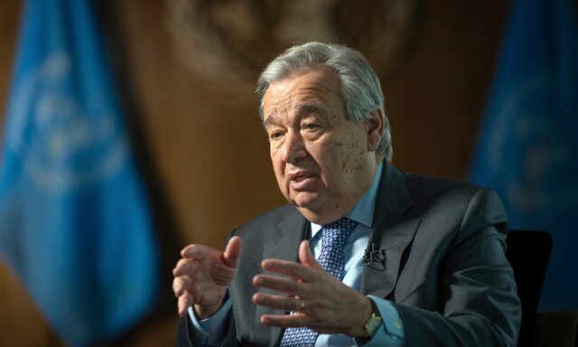 گوترش خواستار پایان “جنگ بیمعنی” روسیه در اوکراین شد گوترش خواستار پایان “جنگ بیمعنی” روسیه در اوکراین شد