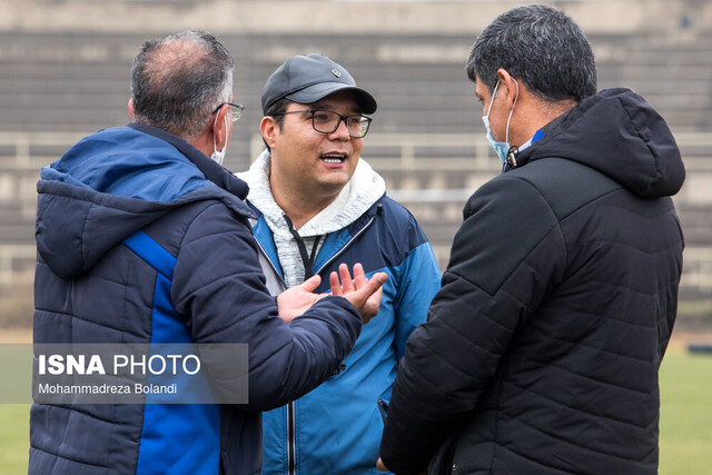 نشست مدیرعامل جدید مس رفسنجان با اعضای تیم فوتبال باشگاه