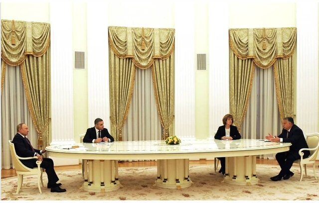 پوتین در مسکو با نخستوزیر مجارستان ملاقات کرد پوتین در مسکو با نخستوزیر مجارستان ملاقات کرد