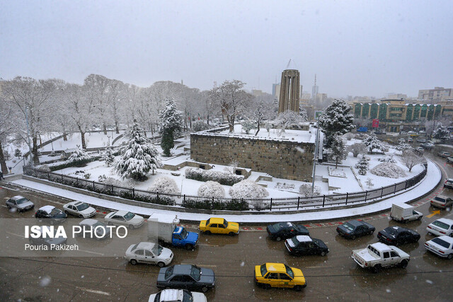 بارش برف و باران در ۲۳ استان کشور