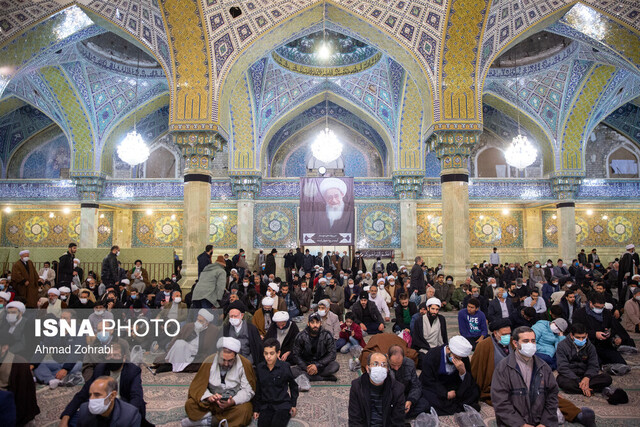آیین اولین شب ارتحال آیت الله العظمی صافی(ره) در قم برگزار شد آیین اولین شب ارتحال آیت الله العظمی صافی(ره) در قم برگزار شد