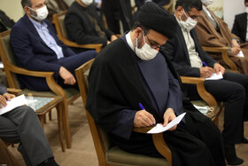 دیدار دست‌اندرکاران همایش حضرت حمزه (علیه‌السلام) با مقام معظم رهبری