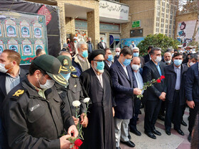 مراسم مهمانی لاله ها در گلزار مطهر شهدای بهشت زهرا برگزار شد