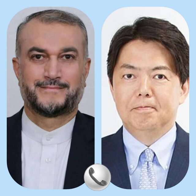 قدردانی امیرعبداللهیان از اعلام آمادگی ژاپن برای کمک بهپیشرفت مذاکرات قدردانی امیرعبداللهیان از اعلام آمادگی ژاپن برای کمک بهپیشرفت مذاکرات