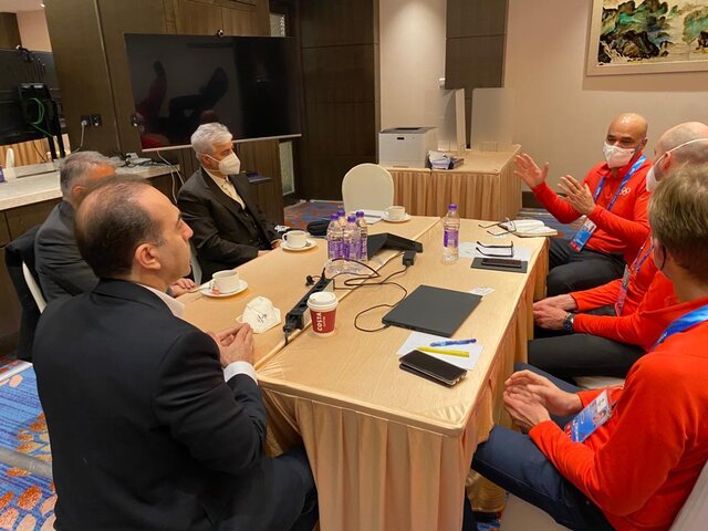 دیدار سجادی و صالحی امیری با مقامات IOC و کمیته المپیک کره‌جنوبی