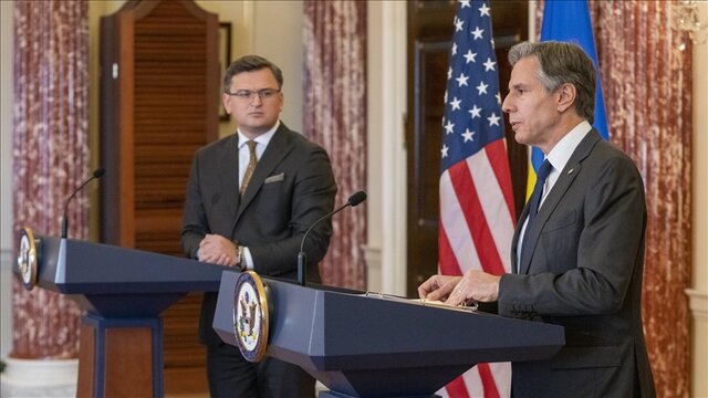 وزرای خارجی آمریکا و اوکراین تلفنی صحبت کردند