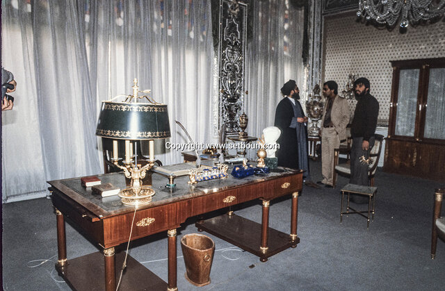 عکس از میشل ستبون، کاخ نیاوران ۱۳۵۷ آخرین سکونتگاه شاه در ایران