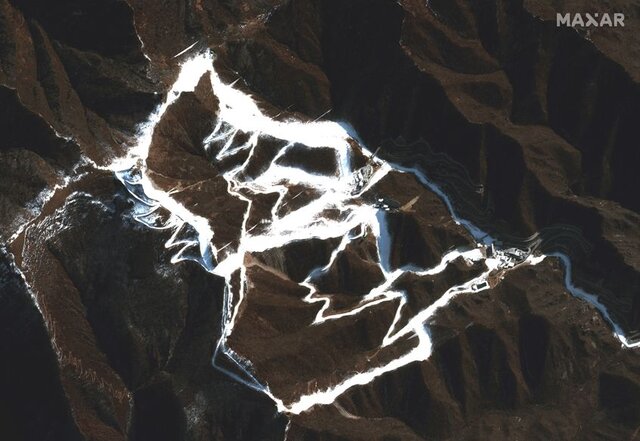 تصاویری از استادیومهای المپیک زمستانی ۲۰۲۲ پکن از منظر فضا