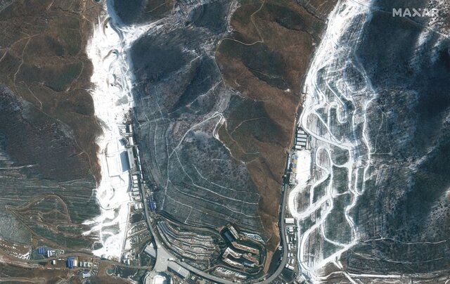 تصاویری از استادیومهای المپیک زمستانی ۲۰۲۲ پکن از منظر فضا