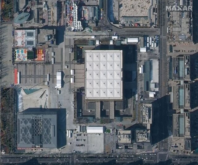 تصاویری از استادیومهای المپیک زمستانی ۲۰۲۲ پکن از منظر فضا